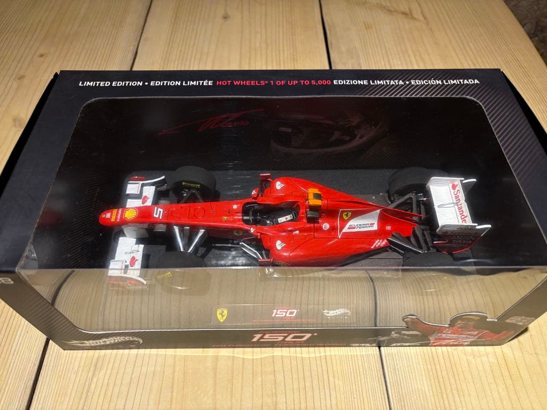美品!マテルエリート1/18フェラーリ150°イタリア　トルコGP優勝アロンソ