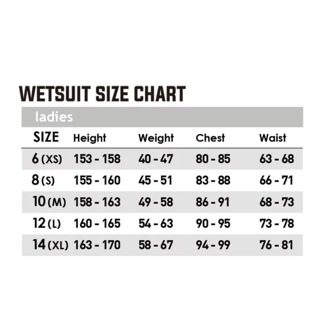 O&E WETSUITS LADIES STEAMER 3/2mmレディース
