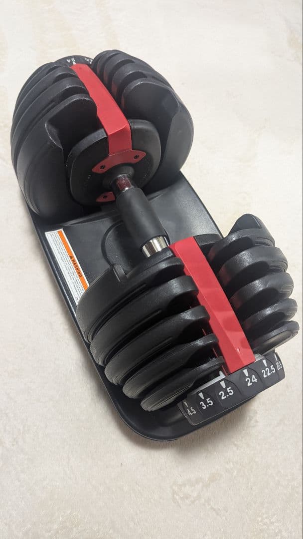 片方だけでも、セットでもok！ 可変式ダンベル 最大24kg　No.2