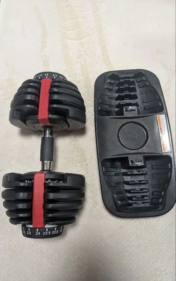 片方だけでも、セットでもok！ 可変式ダンベル 最大24kg　No.2