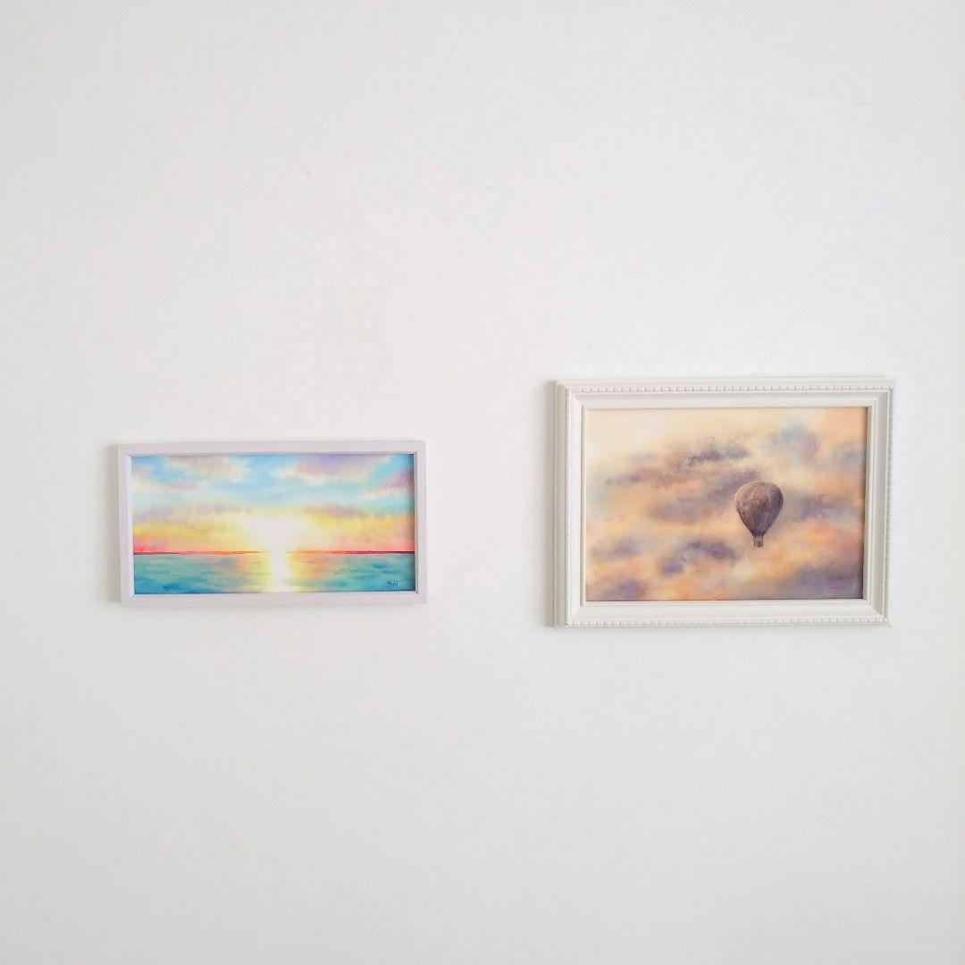 癒しの水彩画1104 sunrise