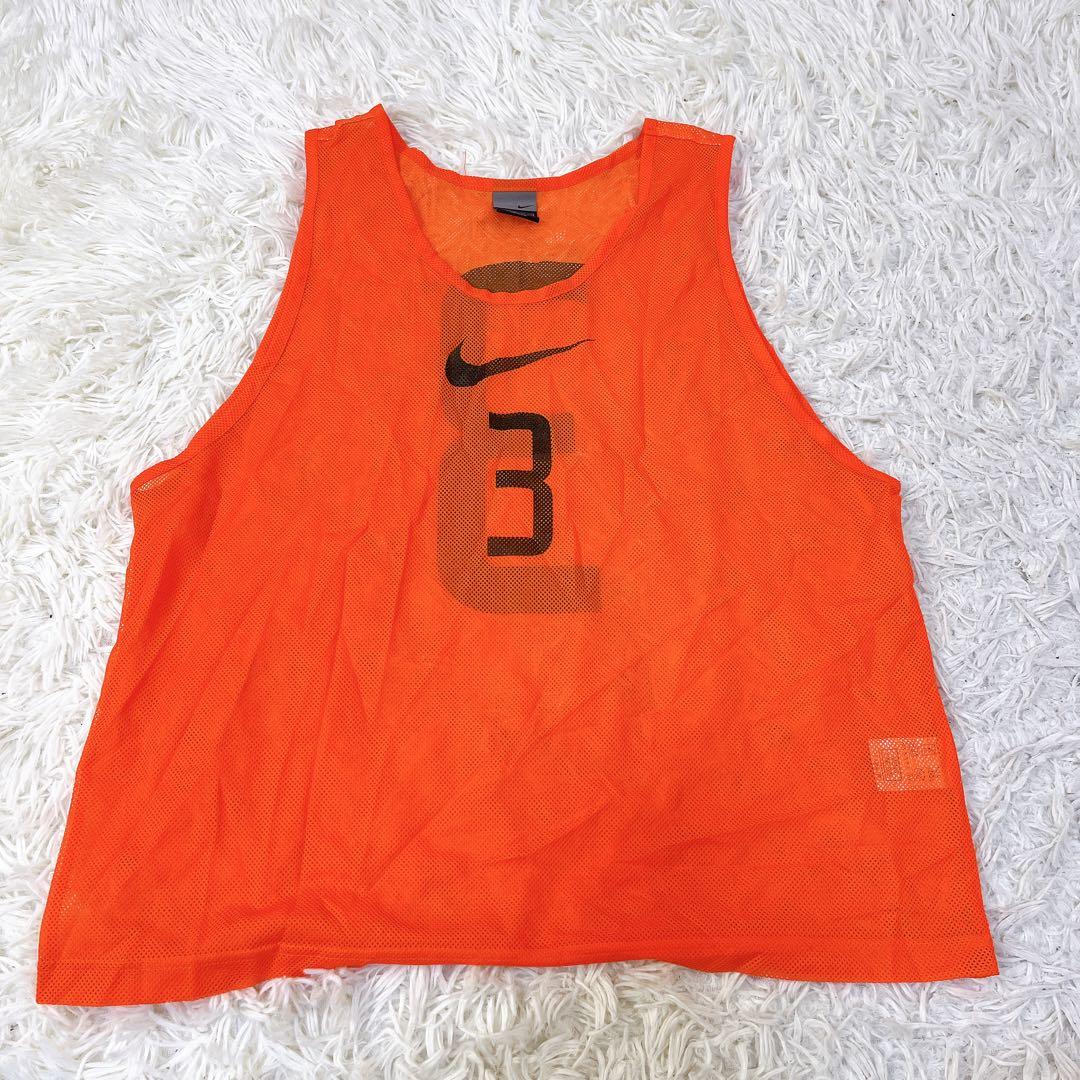 ナイキ　NIKE ビブス セット 10枚　オレンジ　サッカー　バスケット　袋付