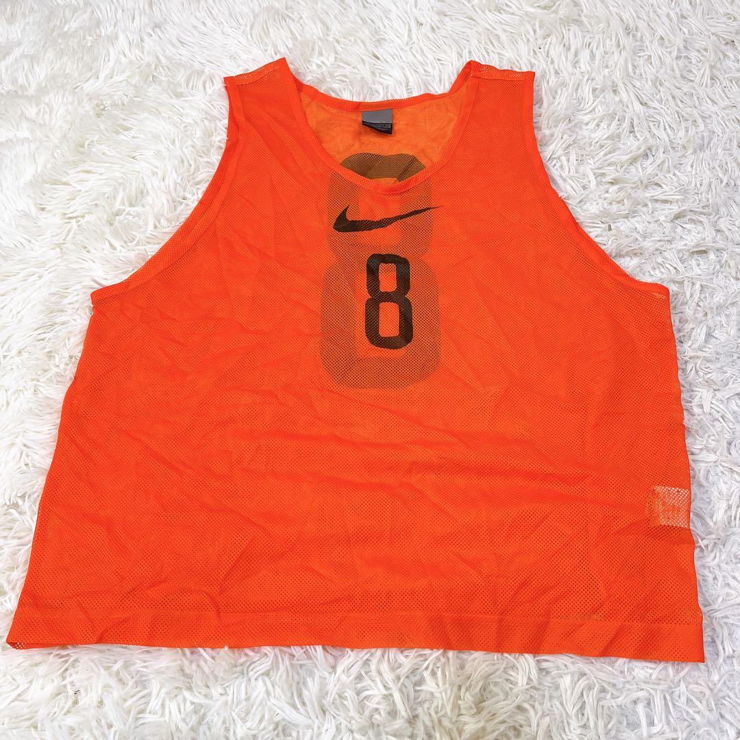 ナイキ　NIKE ビブス セット 10枚　オレンジ　サッカー　バスケット　袋付