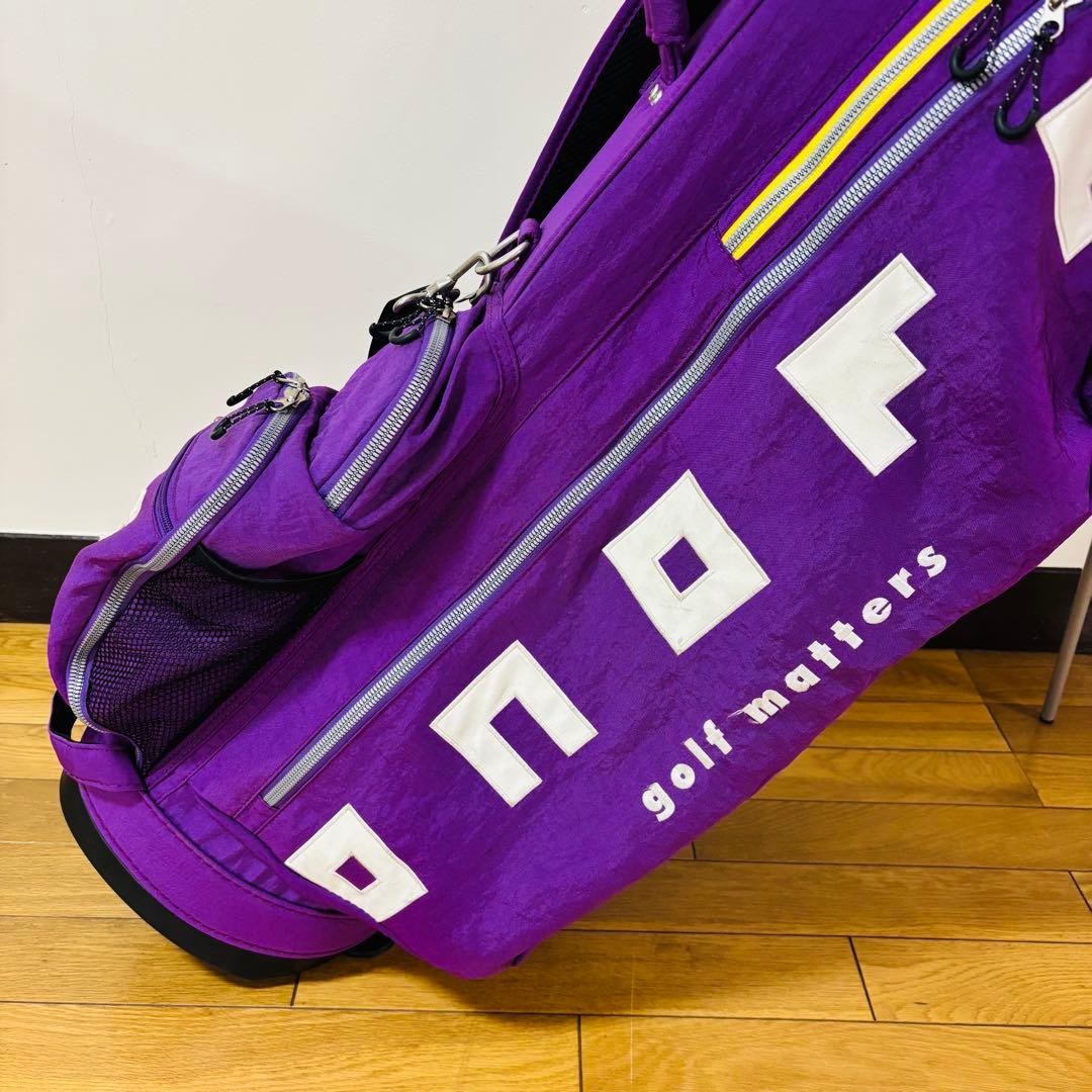【希少品】　ONOFF キャディバッグ　ゴルフバッグスタンド式　送料込み