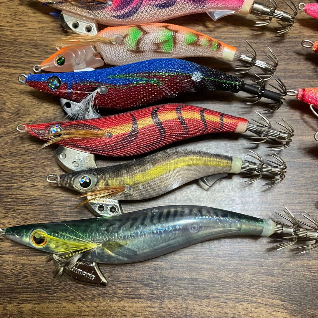エギ14個セット　エギ王　パタパタ　アモラスなど　中古品