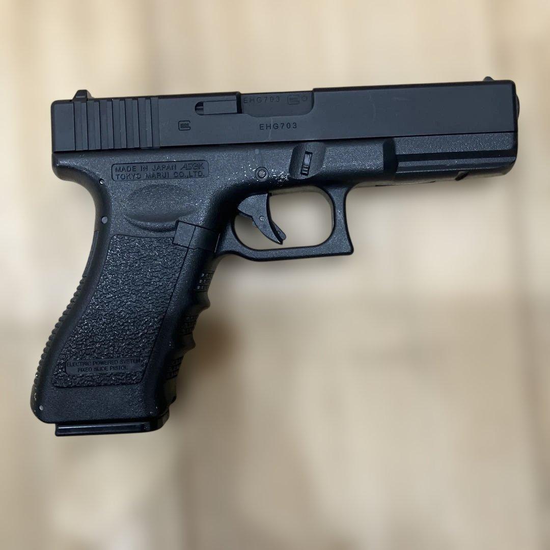 GLOCK 18C 電動ガン バッテリー・100連マガジン&BB弾付