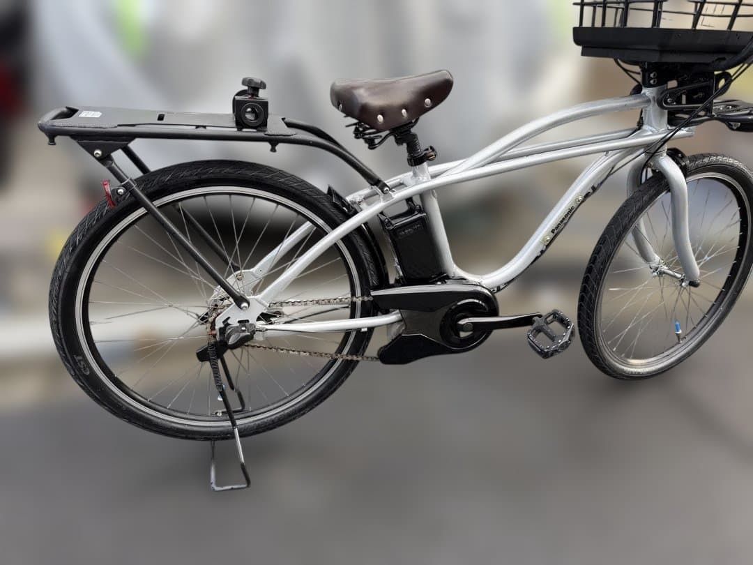 【湘南】パナソニック& BEAMS 電動アシスト自転車 シルバー