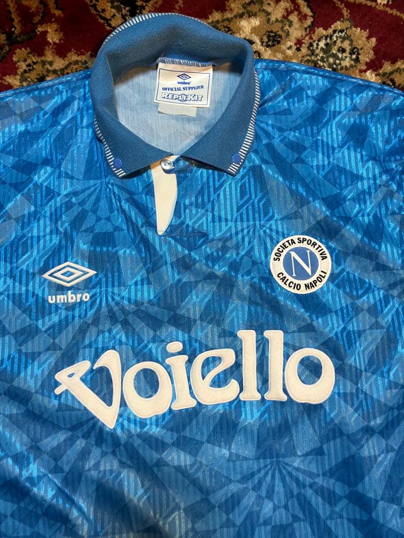 【3連休限定価格】ナポリ サッカーシャツ Umbro Voilello