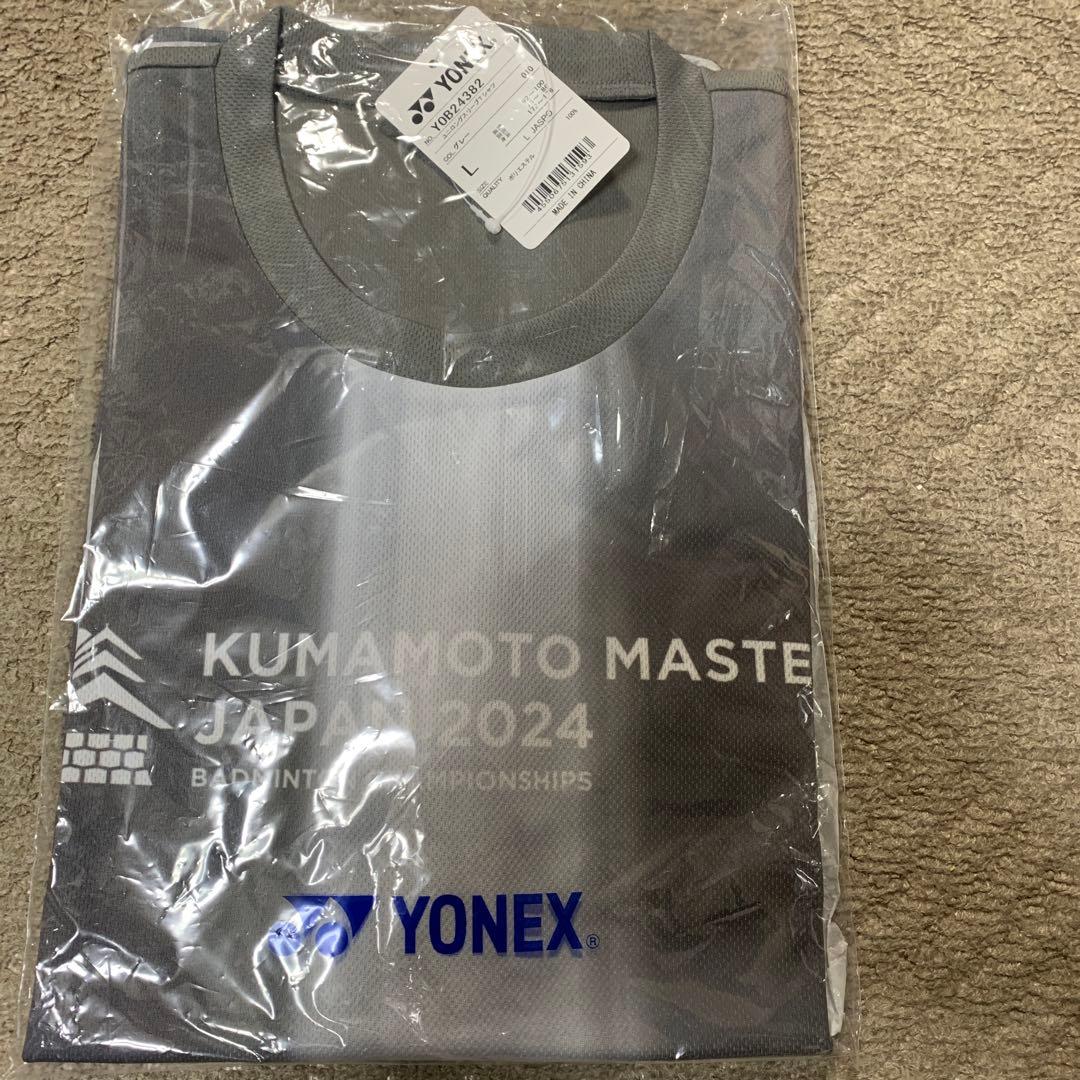 YONEX KUMAMOTO MASTERS 2024 長袖シャツ　バドミントン