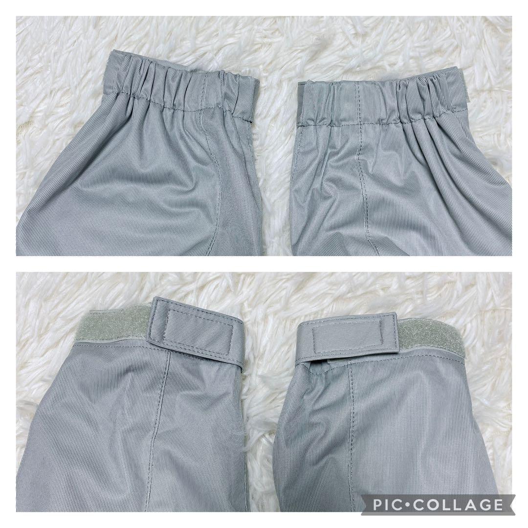 Callaway グレー フルジップジャケット レインウェア セットアップ M