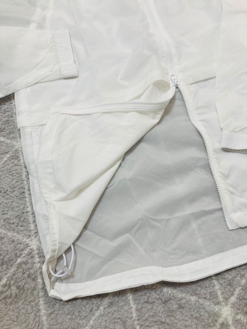 新品 パーリーゲイツ ジャックバニー ナイロンタフタ ブルゾン(5)L/白