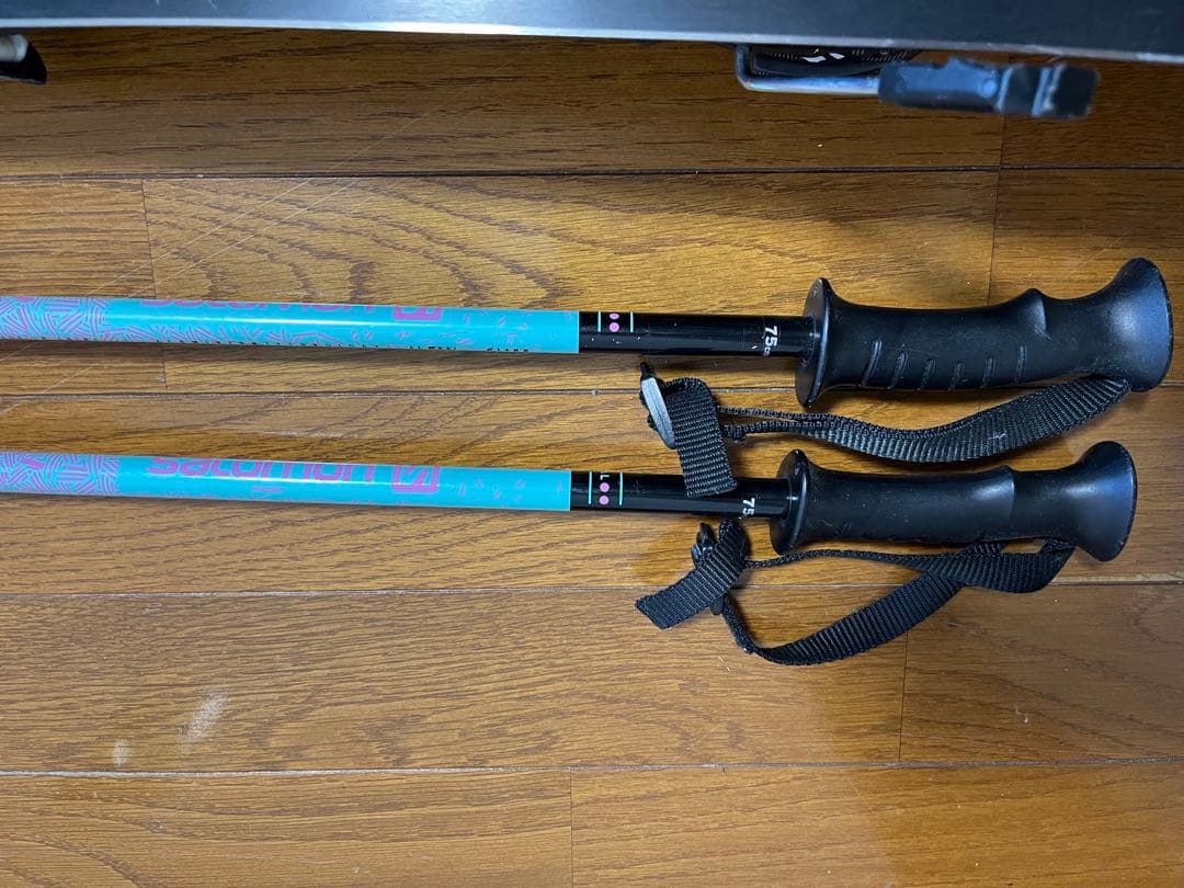 Salomon 板　ブーツ　ストック　スキーセット