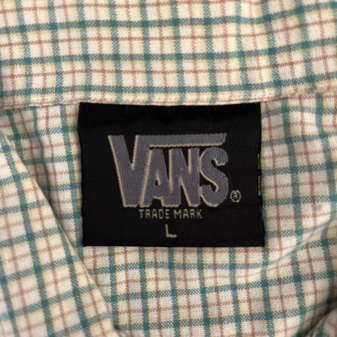 旧タグ　90s オールドバンズ　プルオーバーシャツ　Lサイズ　VANS