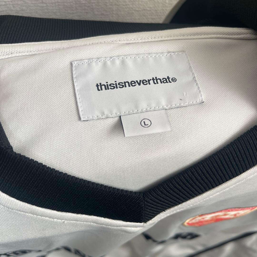 thisisneverthat ホワイト長袖シャツ L