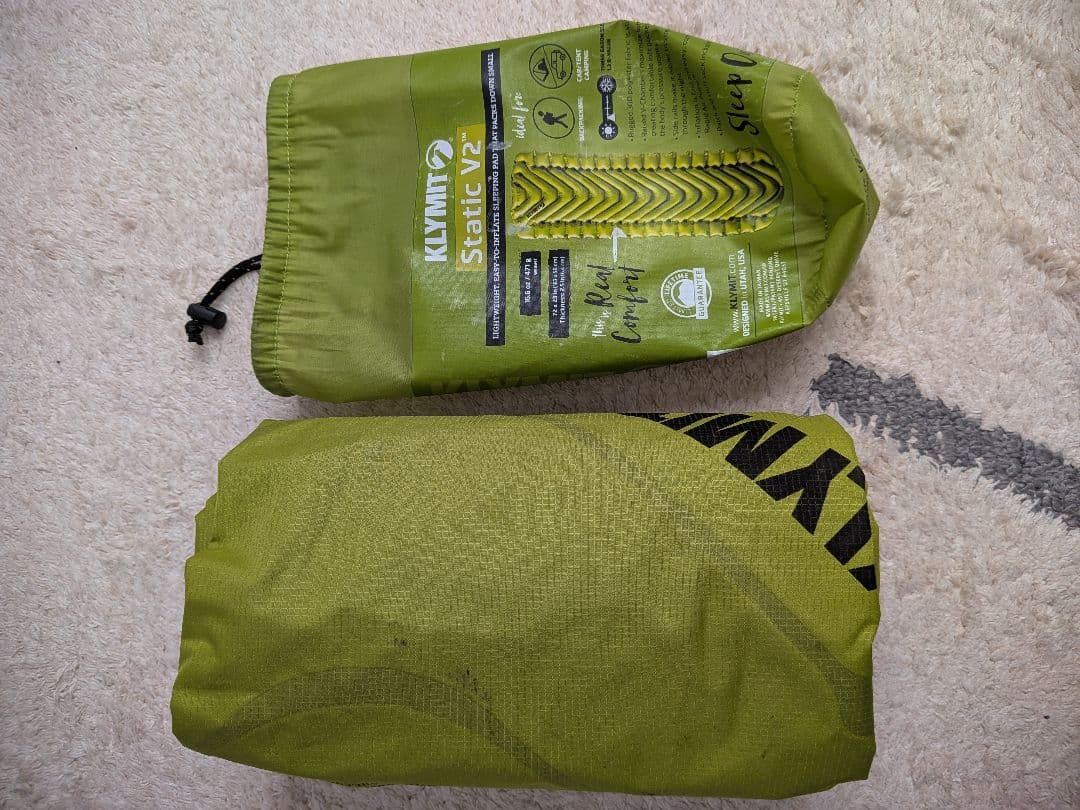 KLYMIT クライミット Static V2 エアマットインフレーターマット