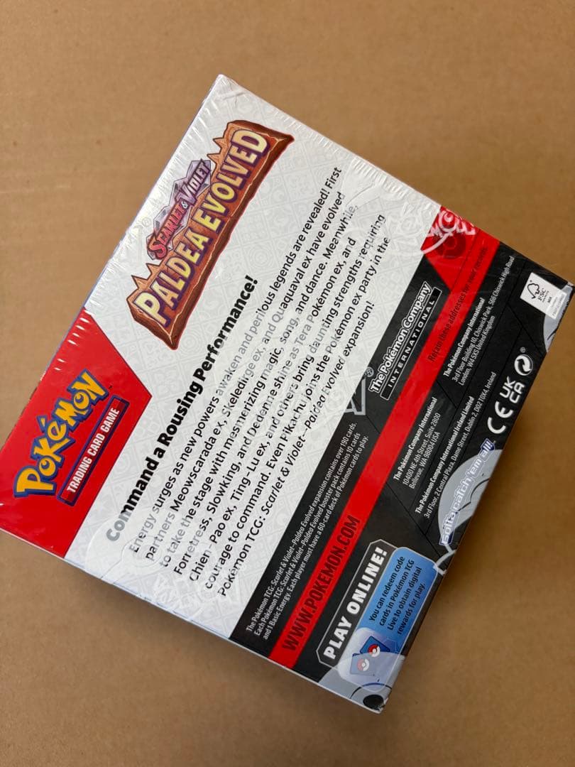 海外版　英語　POKÉMON PALDEA EVOLVED BOX 新品未開封