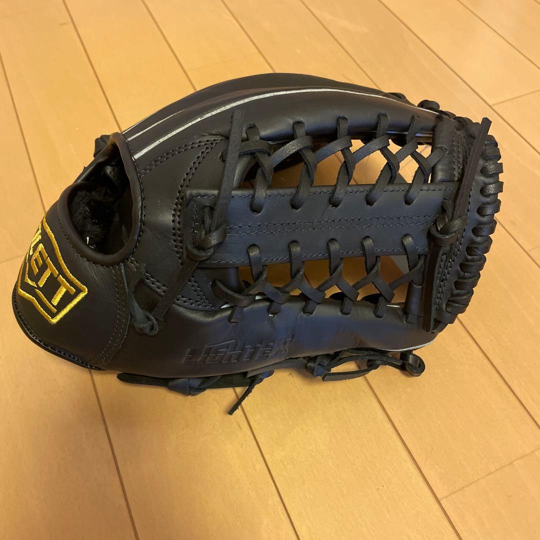 ゼット(ZETT) 軟式野球 グラブ オールラウンド用 右投げ用ブラック