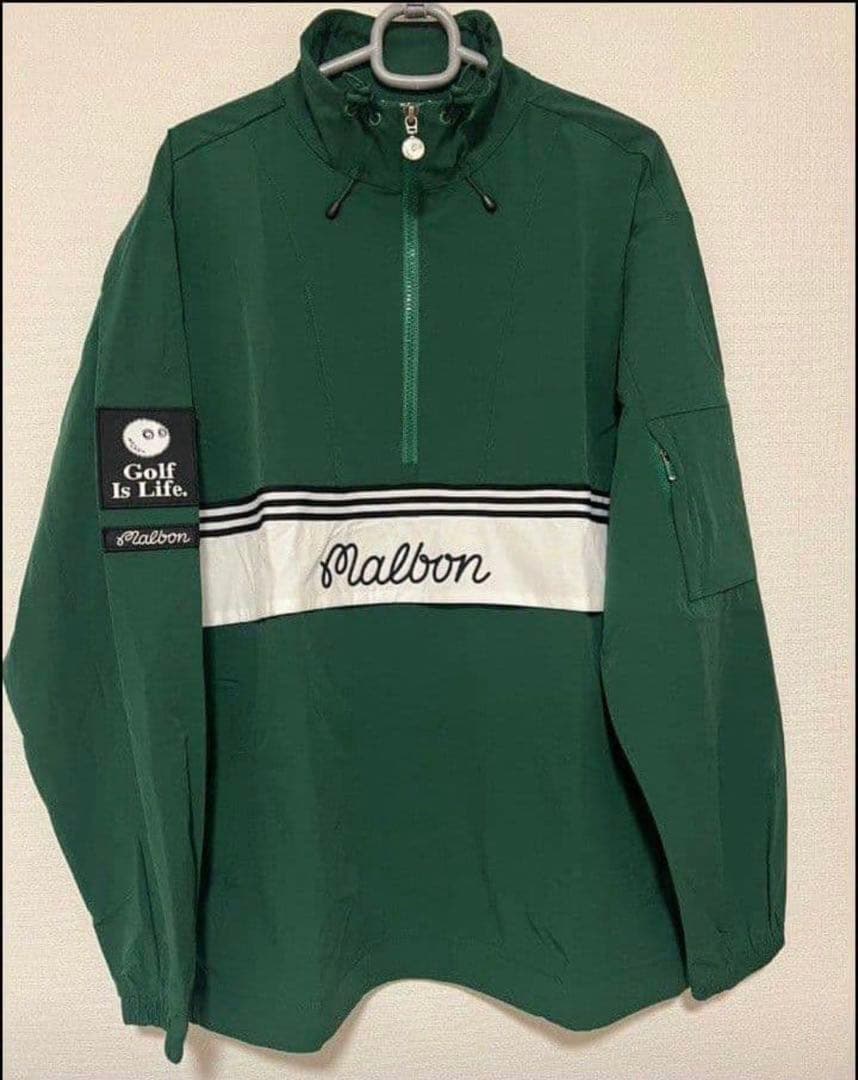 希少サイズXXL マルボンゴルフ Malbon 長袖パーカージャケット