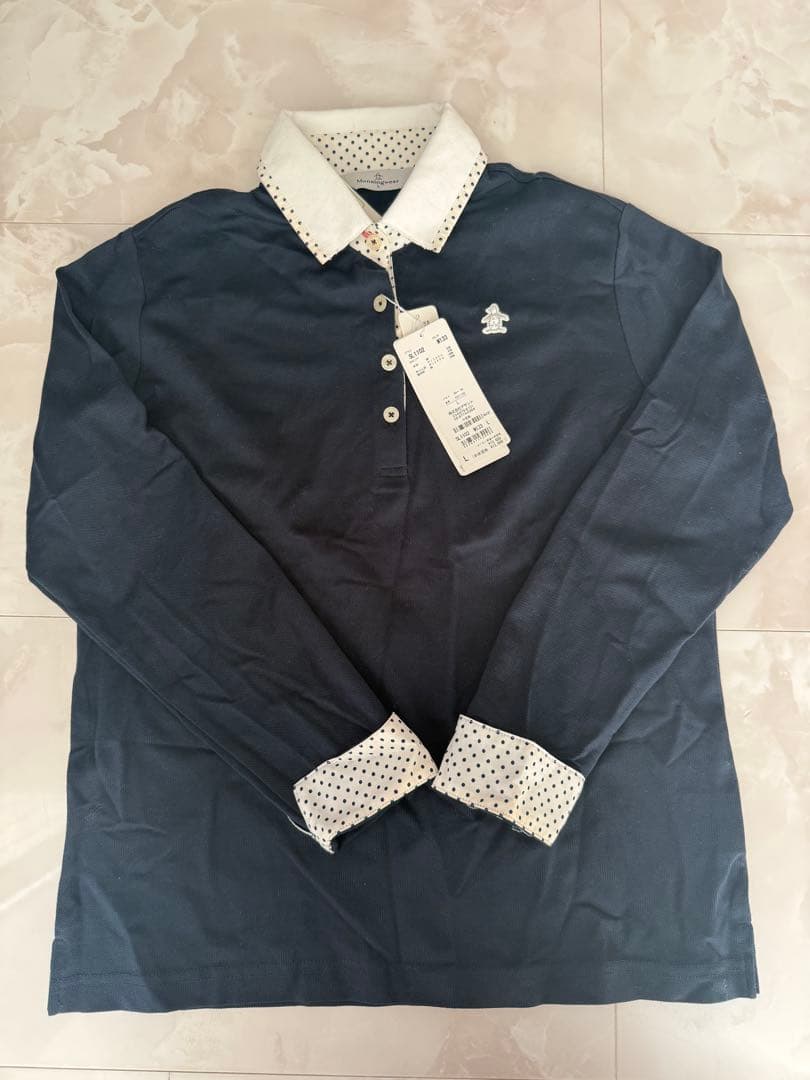 Munsingwear ネイビー シャツ 52