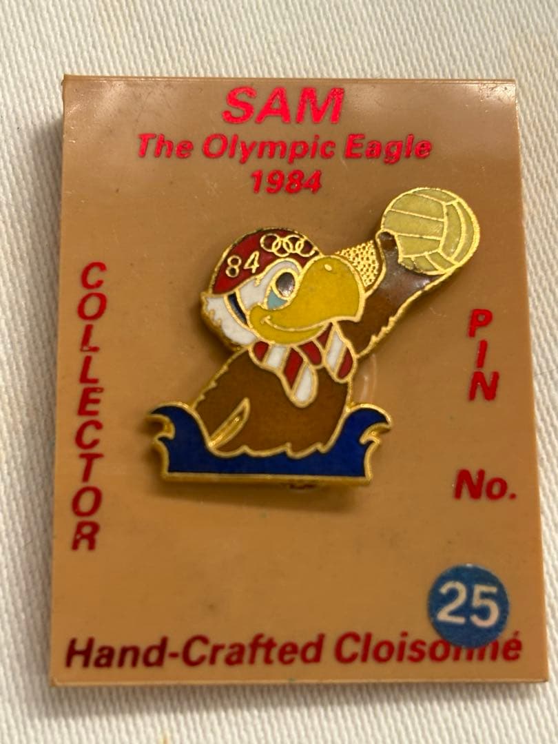 オリンピックOlympic ピンバッジ　1984ロサンゼルス　ミラノコルティナ