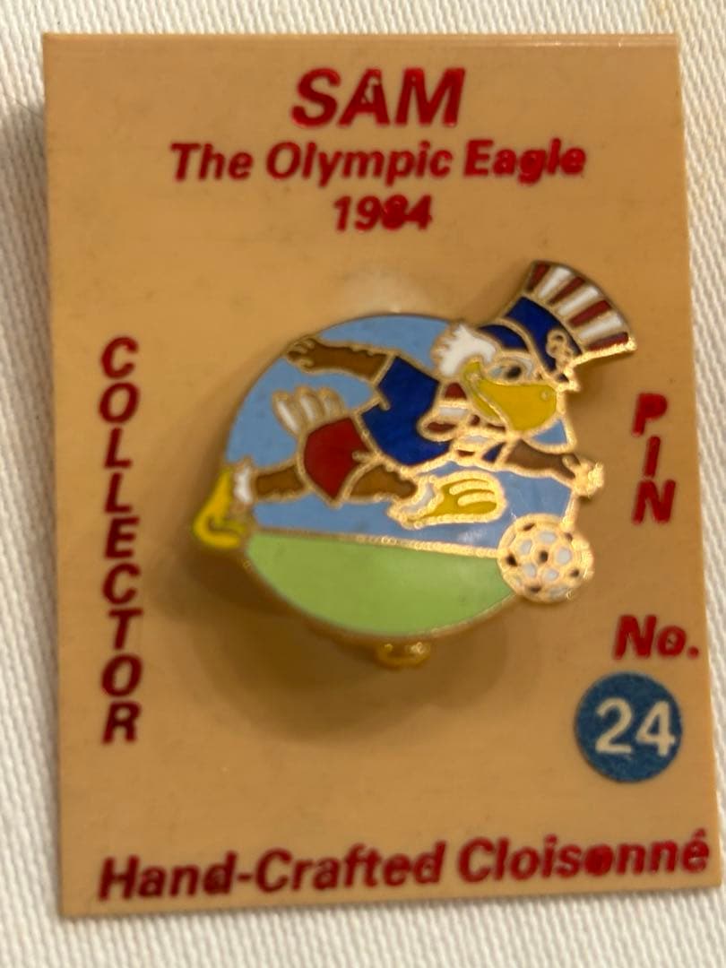 オリンピックOlympic ピンバッジ　1984ロサンゼルス　ミラノコルティナ