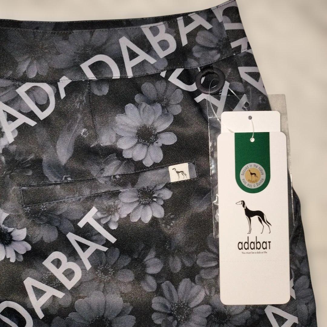 お値下げ！ 新品タグ付き ADABAT フラワープリント ブラックスカート
