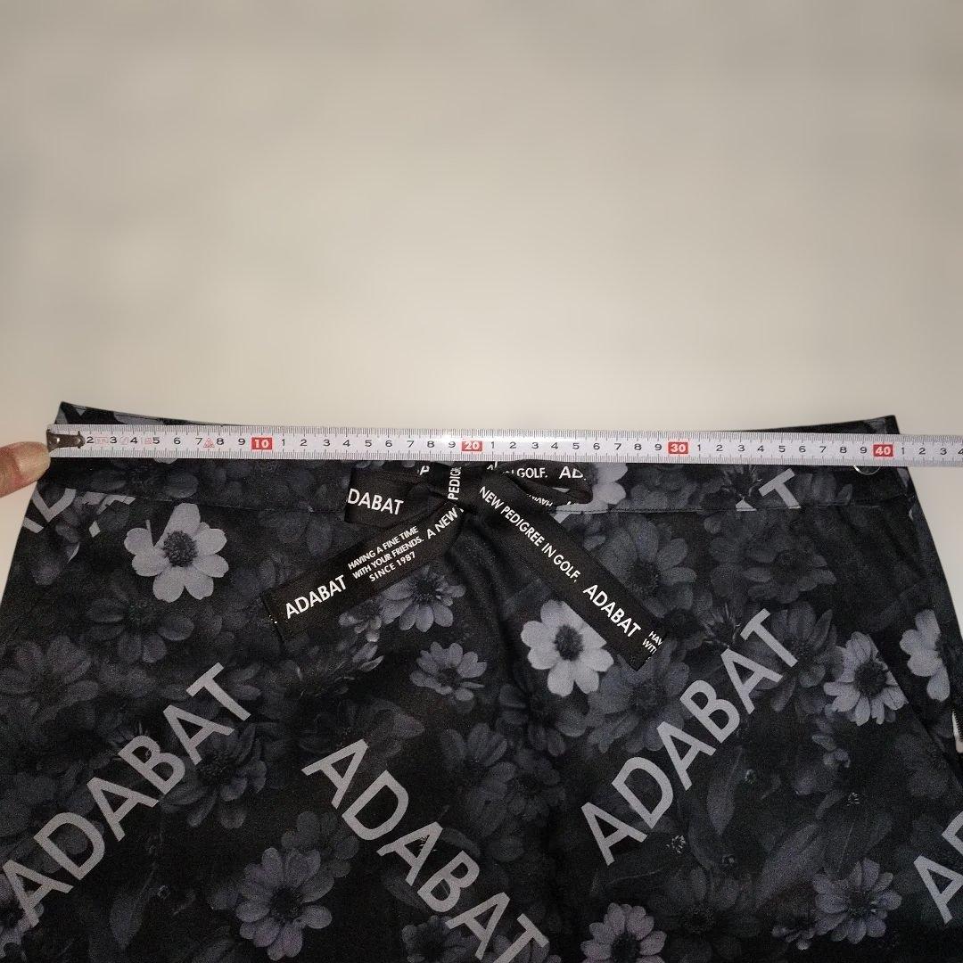 お値下げ！ 新品タグ付き ADABAT フラワープリント ブラックスカート