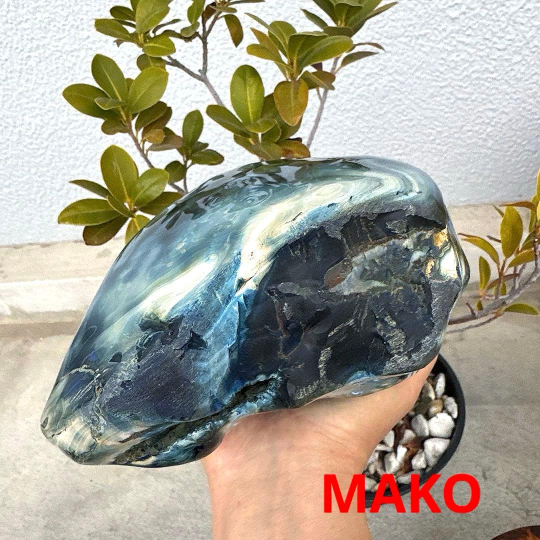 M1610☆ブルー瑪瑙原石5.8Kg☆天然石　原石