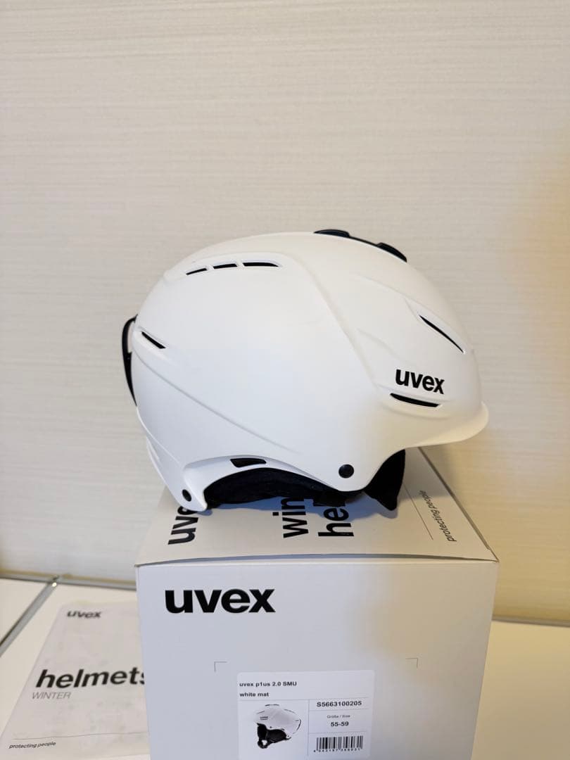 uvex ヘルメット ホワイト 箱付き