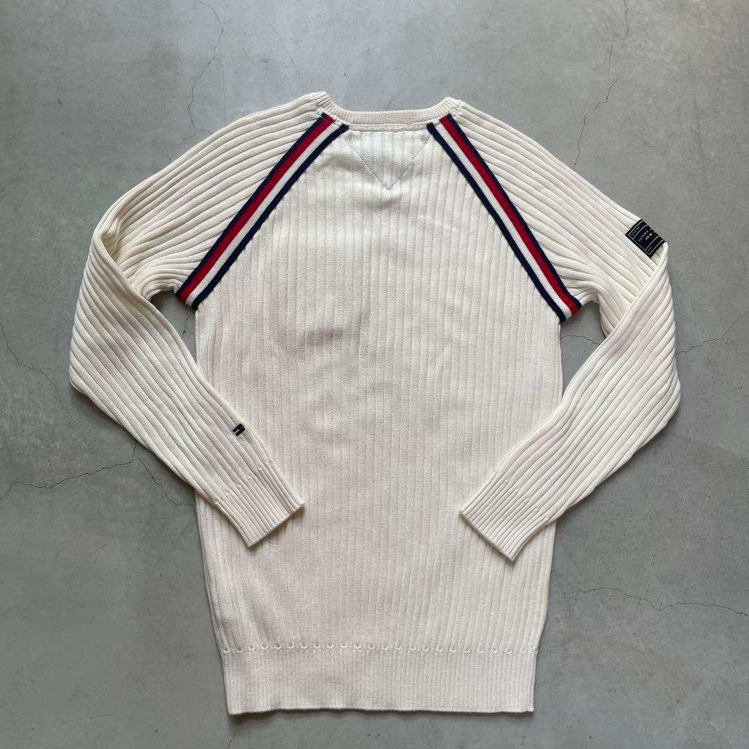   GOLF クルーネックリブ編みセーター　メンズM