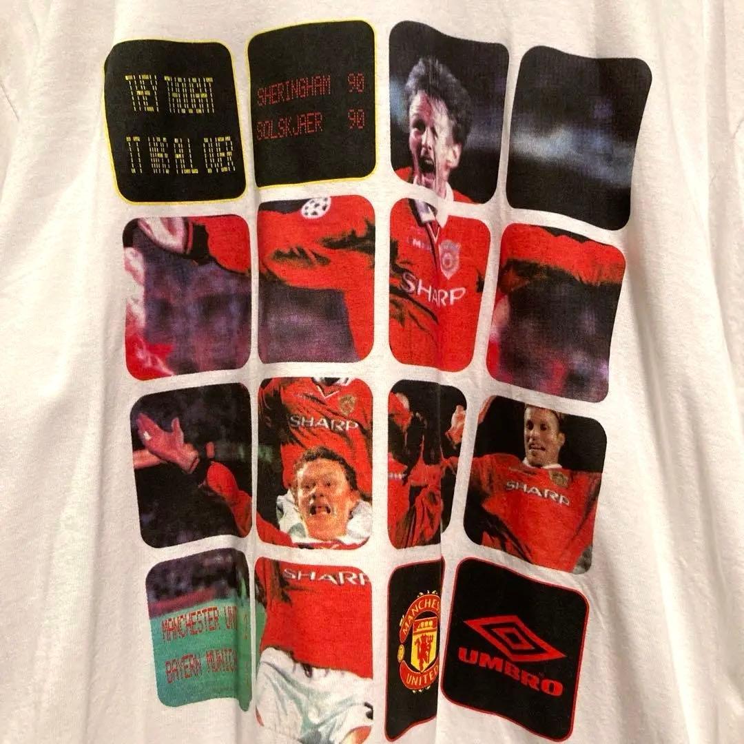 新品 1999 Umbro Manchester United TREBLE T