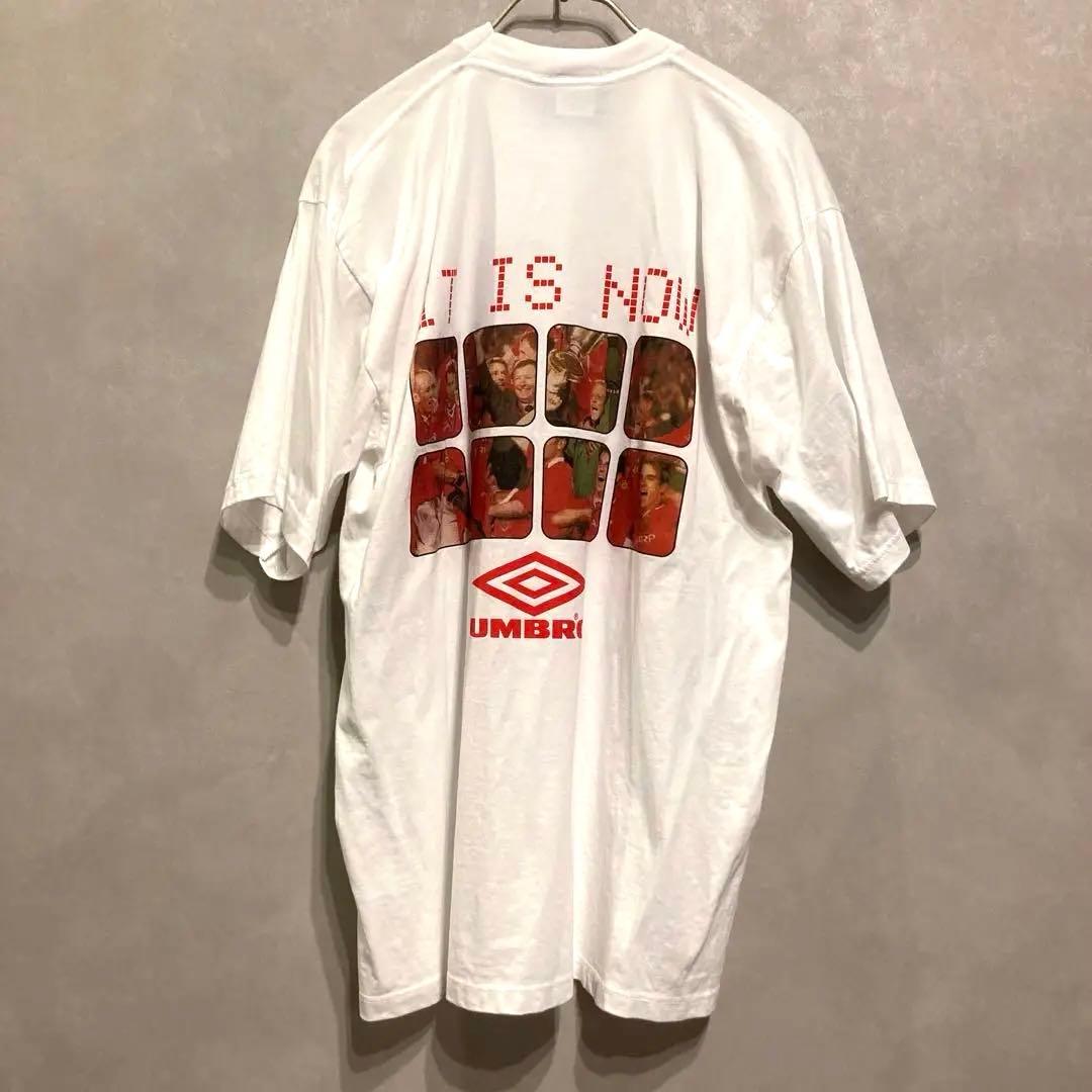 新品 1999 Umbro Manchester United TREBLE T