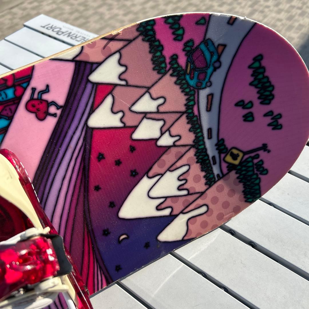 送料込みBurton スノーボード&ビンディング　キッズ　110㎝
