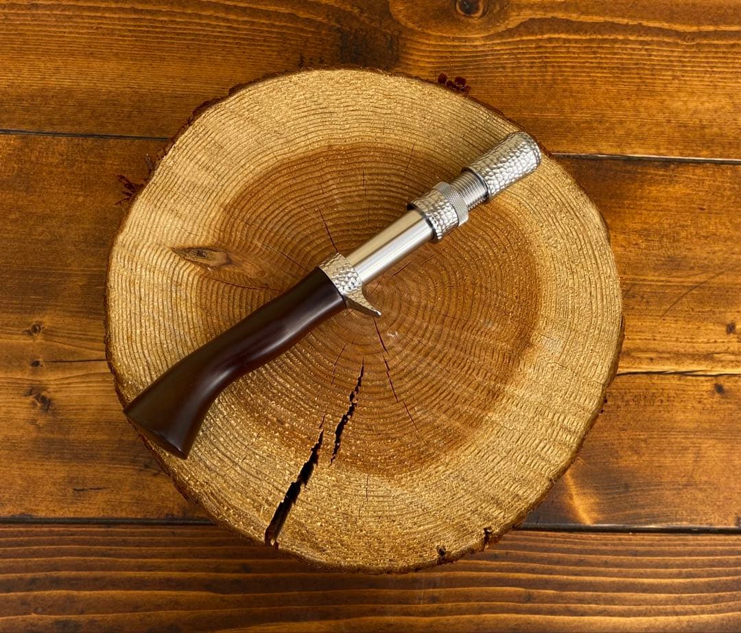 ガングリップ　ハンドメイド　ウッドグリップ　ロッドビルディング　トラウト　渓流
