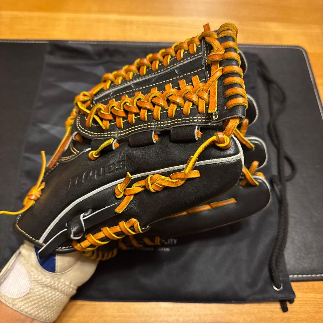 D-Quest DKY150 オールラウンド用 硬式グローブ 型付け済 即戦力