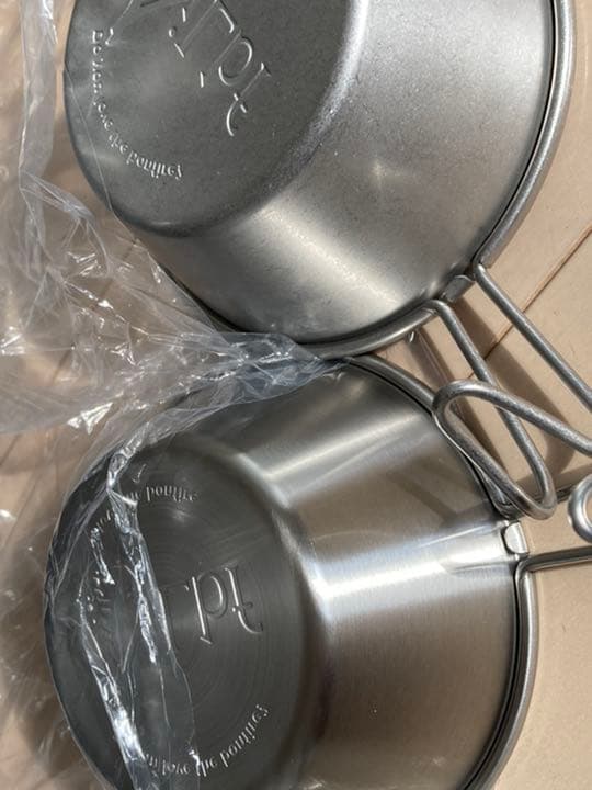ilbfシェラカップ4個セット　リッド・収納ケース付