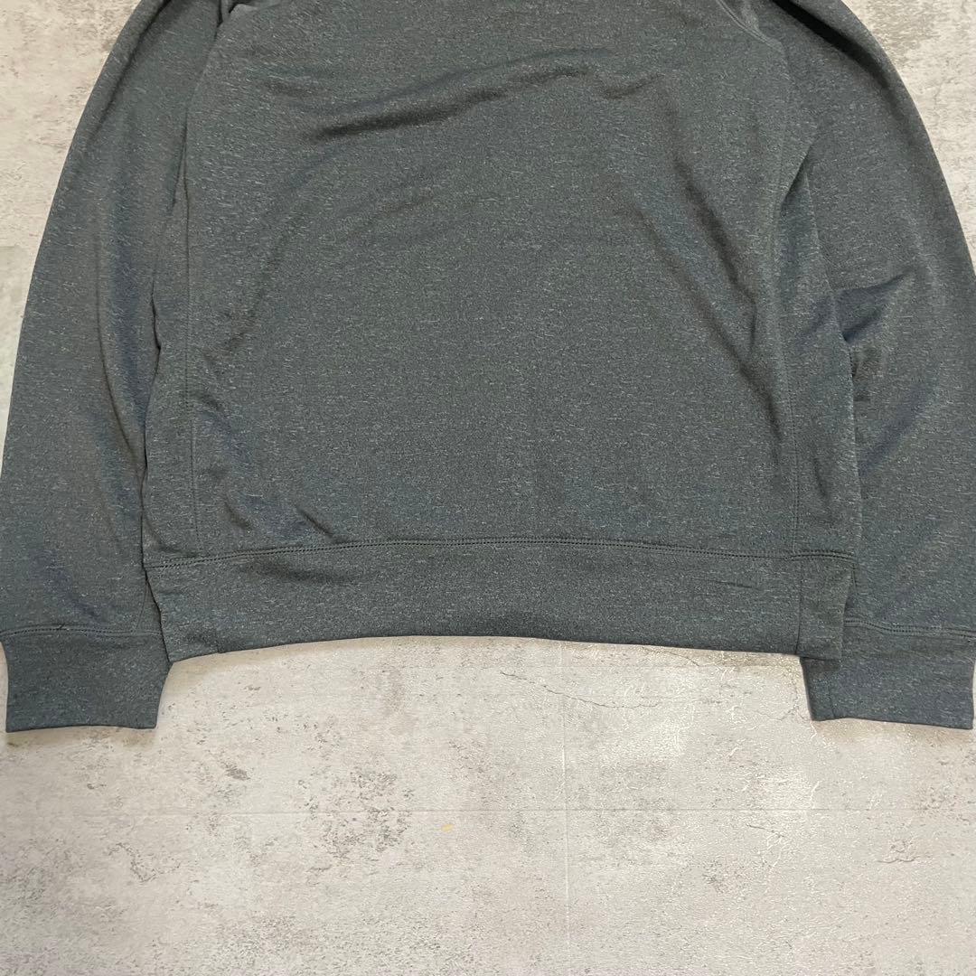 美品 NIKE セットアップ パーカー 金 刺繍 ロゴ グレー S 上下 ウェア