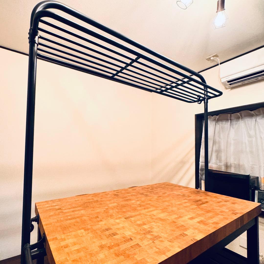 【IKEA】ヴァドホルマ アイランドキッチン ラック付き 引取限定でハイチェア有