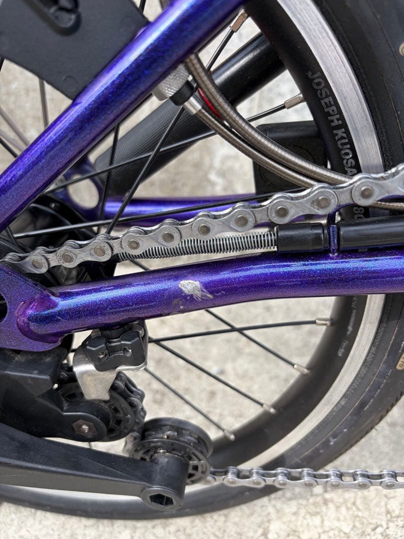 BROMPTON ブロンプトン カスタム　p6l パープルメタリック