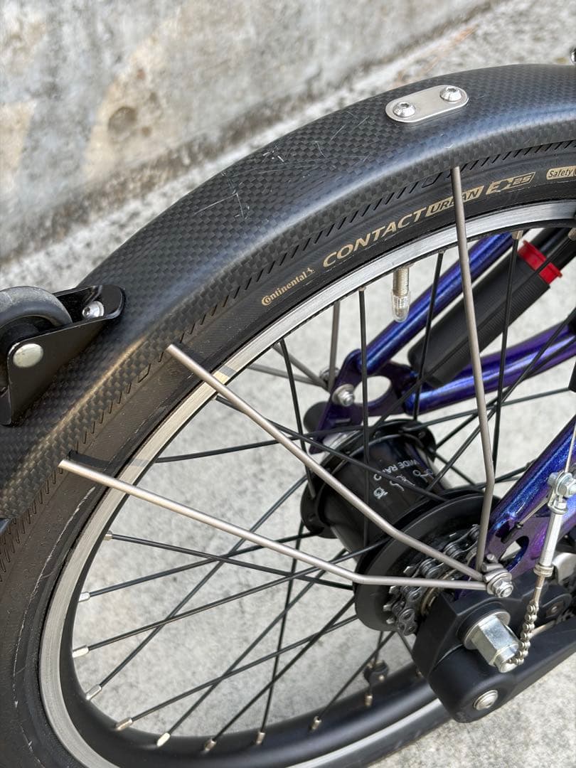 BROMPTON ブロンプトン カスタム　p6l パープルメタリック