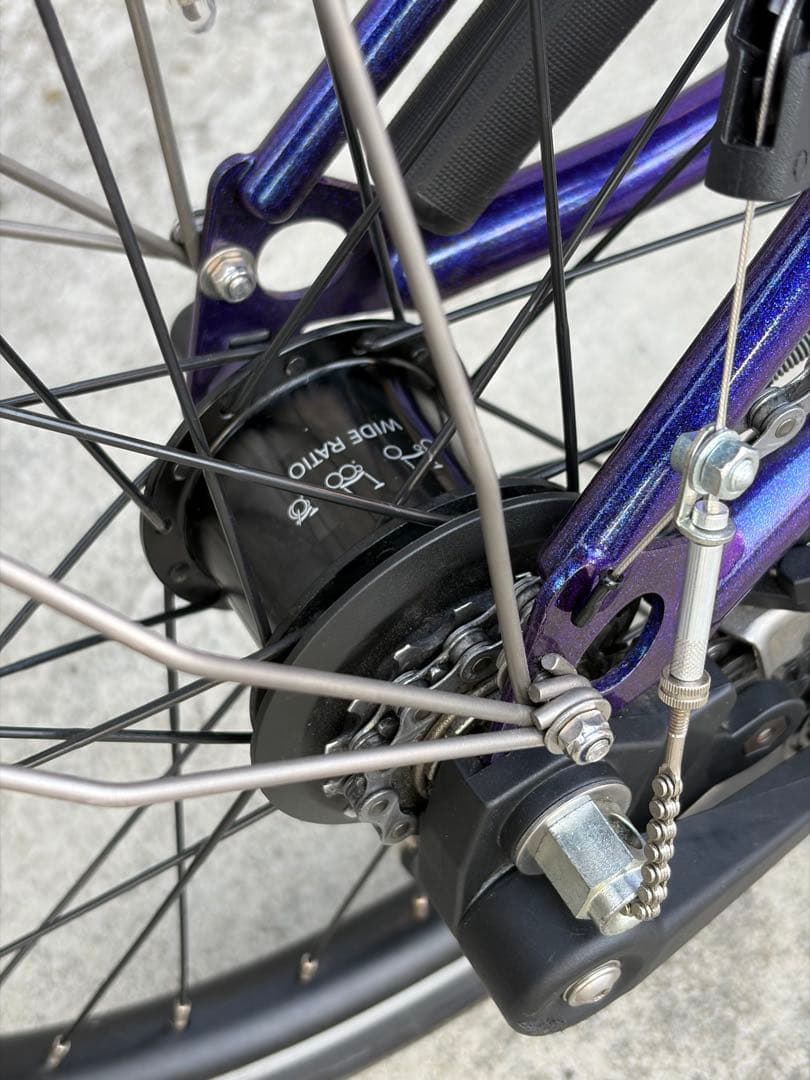 BROMPTON ブロンプトン カスタム　p6l パープルメタリック