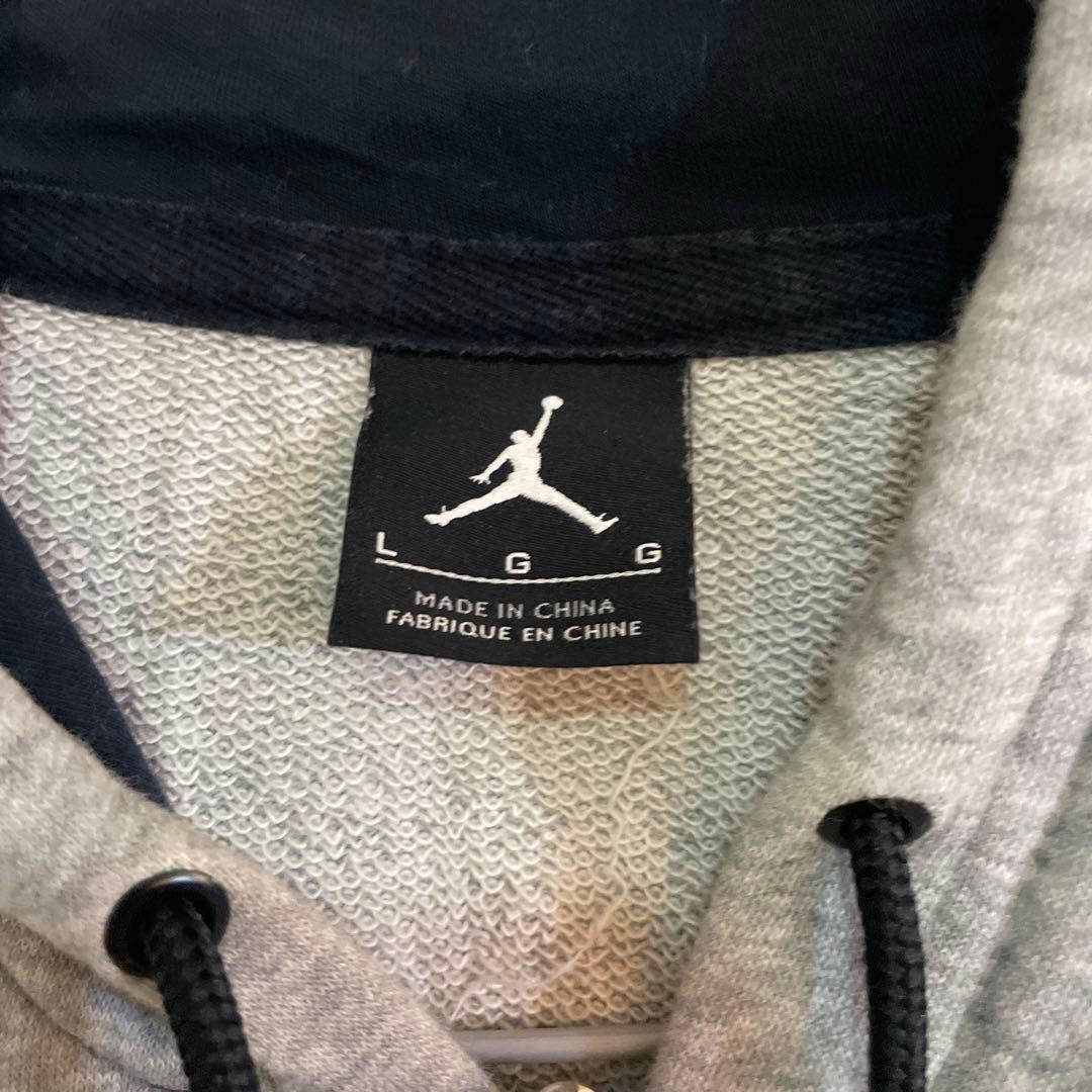 Jordan グレー フード付きジャケットとパンツセット