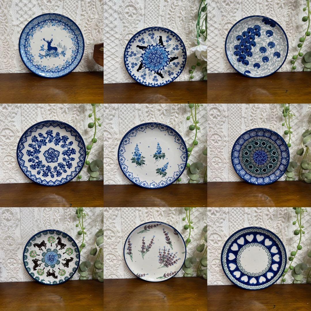 2点セット☆ツェラミカ☆ハンドメイド☆食器☆小皿☆馬