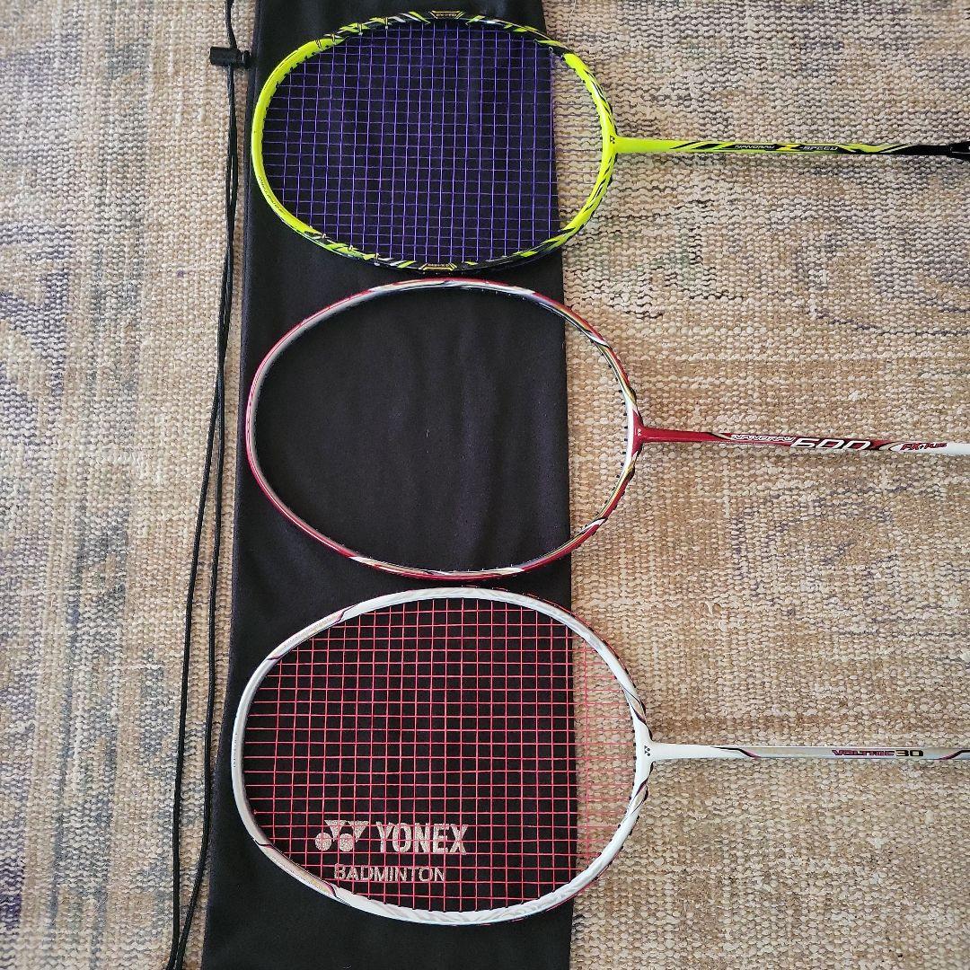 YONEX VOLTRIC 30 他バドミントンラケット ラケット収納袋セット