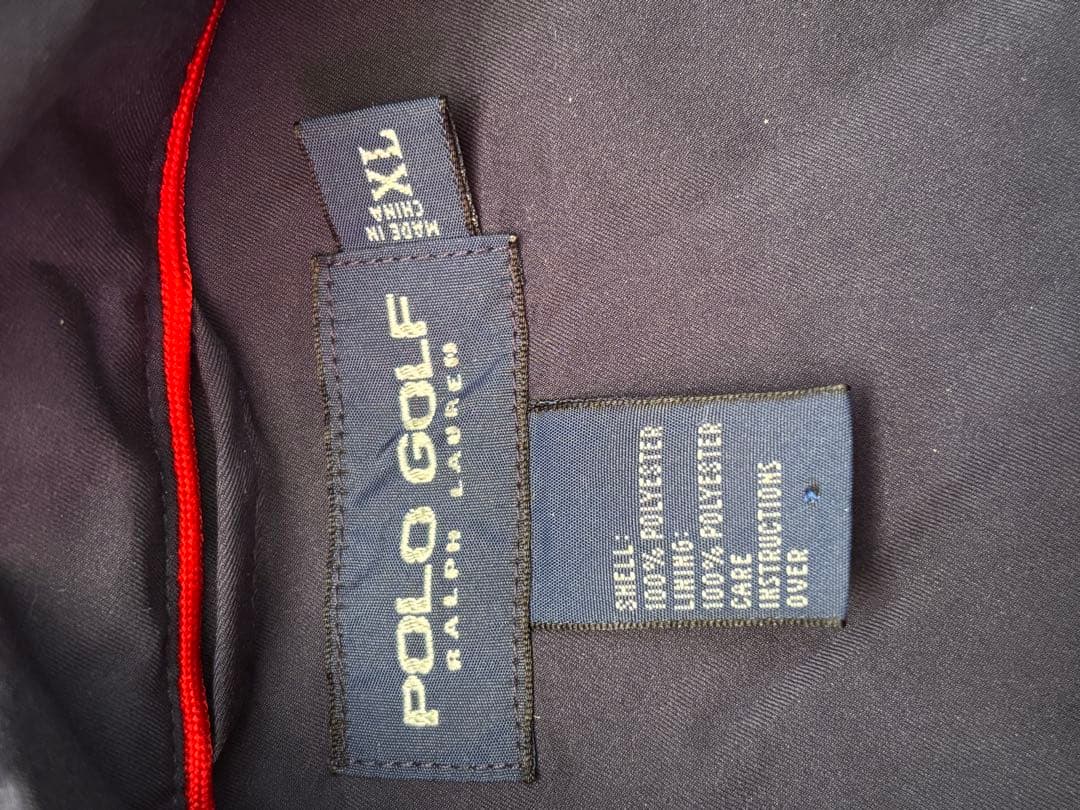 【未使用】00s POLO GOLF ハーフジップ プルオーバー XL
