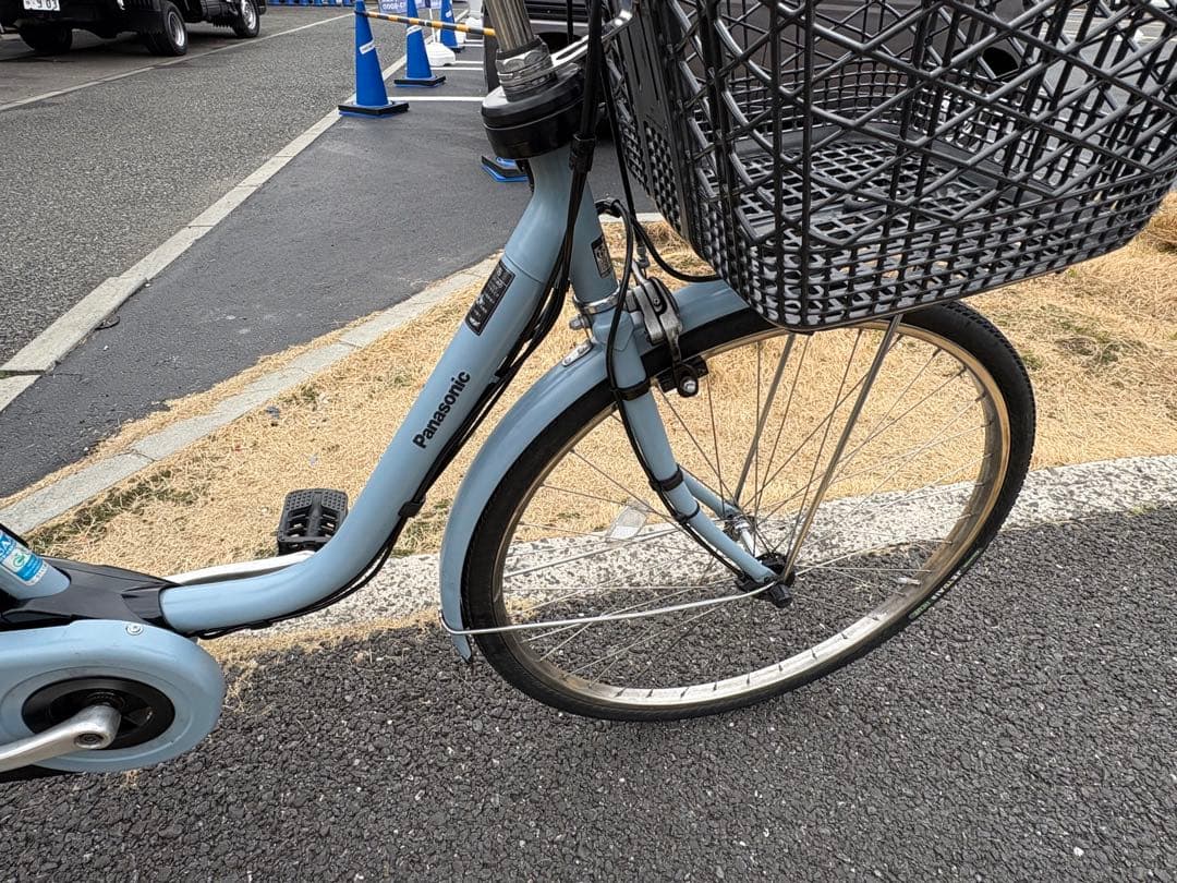 中古Panasonic電動アシスト自転車　12Ah 大阪　031