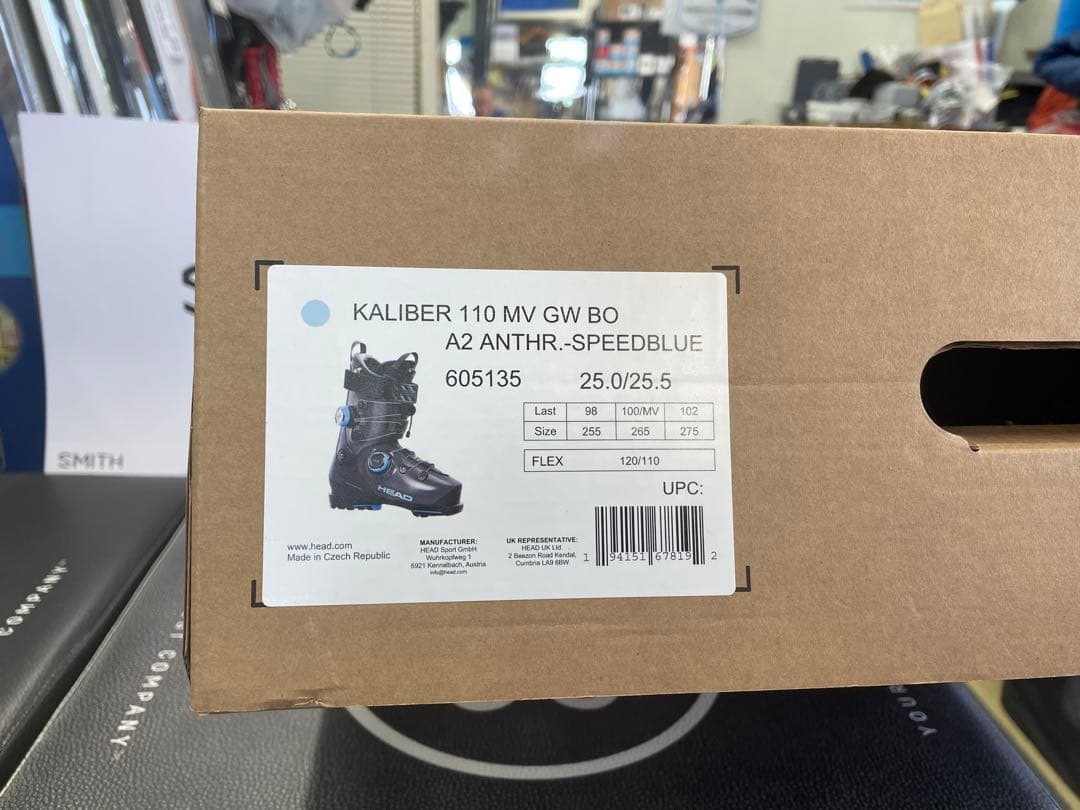 スキー HEAD KALIBER 110 MV GW BOA2 25.0/25.5