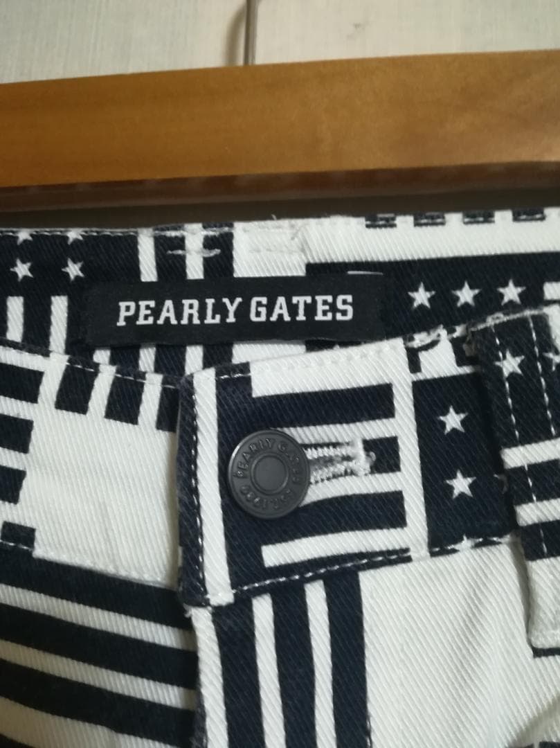 PEARLY GATES 星条旗総柄 ロングパンツ レデイースゴルフ サイズ1