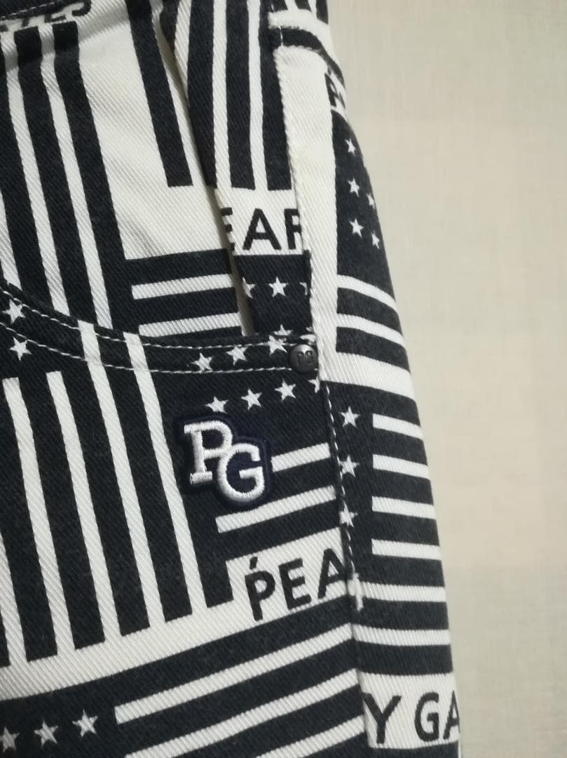 PEARLY GATES 星条旗総柄 ロングパンツ レデイースゴルフ サイズ1