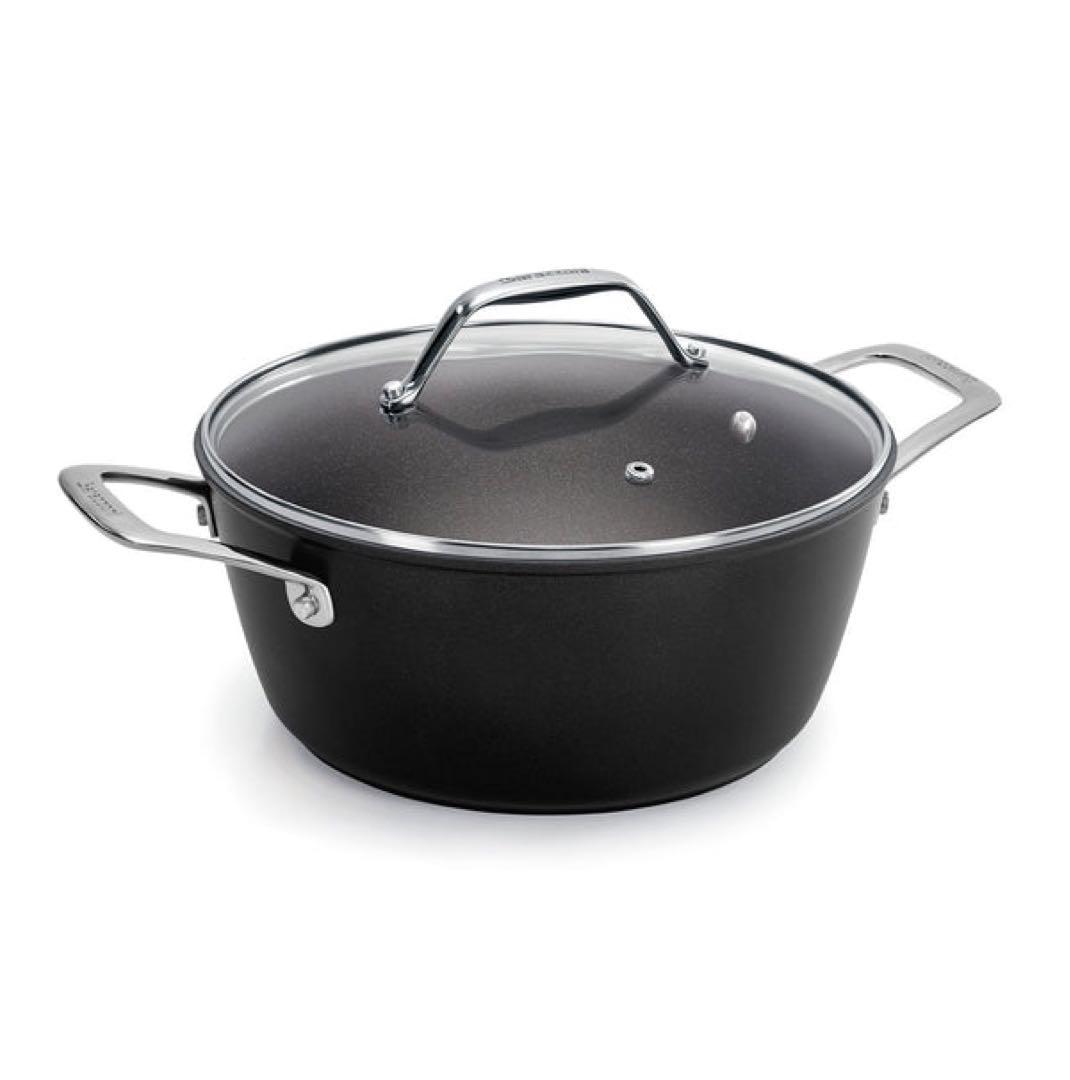 新品 Barazzoni 両手鍋 black Titian pro 20cm